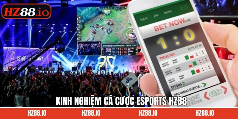 Kinh nghiệm nên tham khảo khi cược esports HZ88 