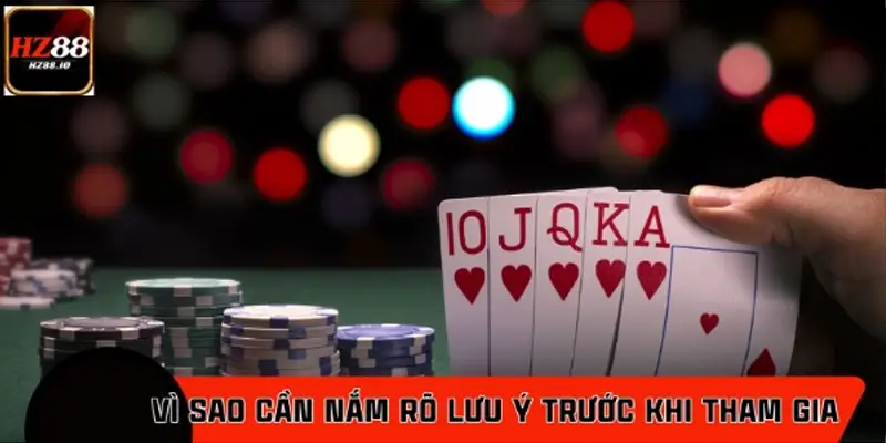 Vì sao cần nắm rõ lưu ý trước khi tham gia casino trực tuyến HZ88?